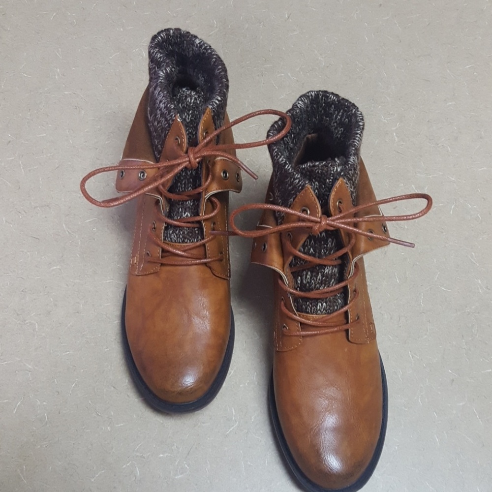 Brown Booties-NWT